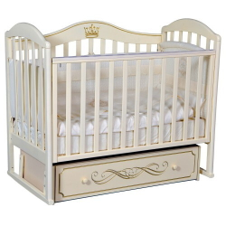 Детская кроватка Антел Anita 99 (универсальный маятник) слоновая кость