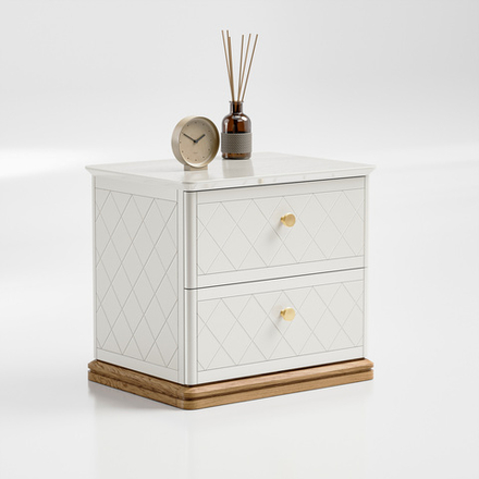 Прикроватная тумба CRYSTAL CRD009 на цоколе