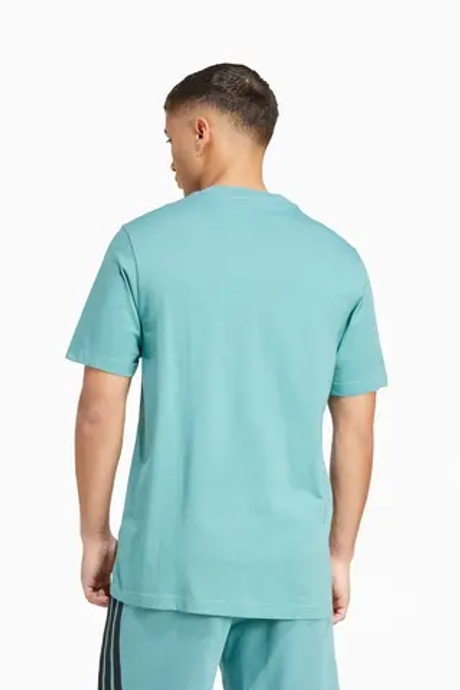 Футболка adidas Essentials Small Logo Single - синий