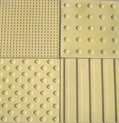 Тактильная плитка бетонная 500х500х50