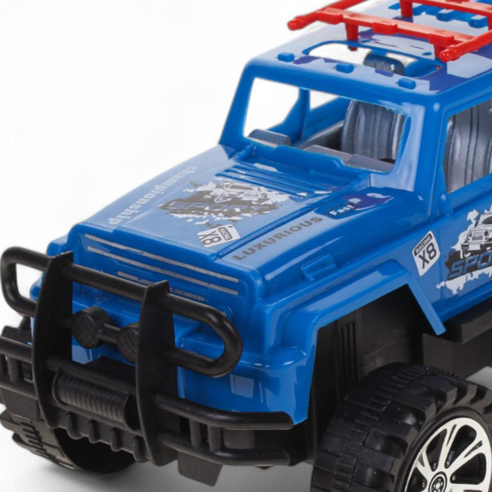 Джип на РУ 24,5*13*13см. движение вперед/назад, синий