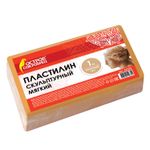 Пластилин скульптурный ОСТРОВ СОКРОВИЩ, телесный, 1 кг, мягкий, 227470