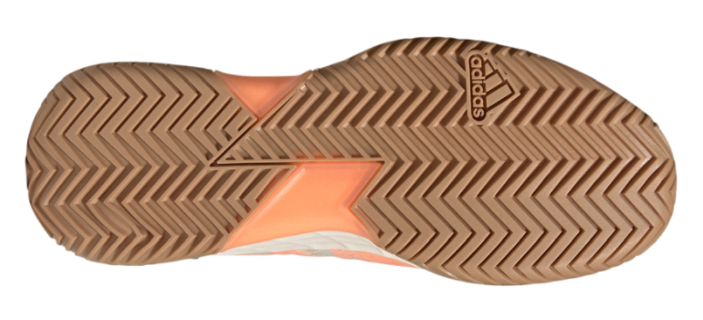 Мужские кроссовки теннисные Adidas Adizero Ubersonic 4 M Parl - off white/cloud white/beam orange