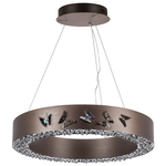 701161 Люстра FARAONE 66W LED 4692LM БРОНЗА 3000K