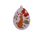 Пасхальное украшение Яйцо с Кроликом, цвет: светло-лиловый