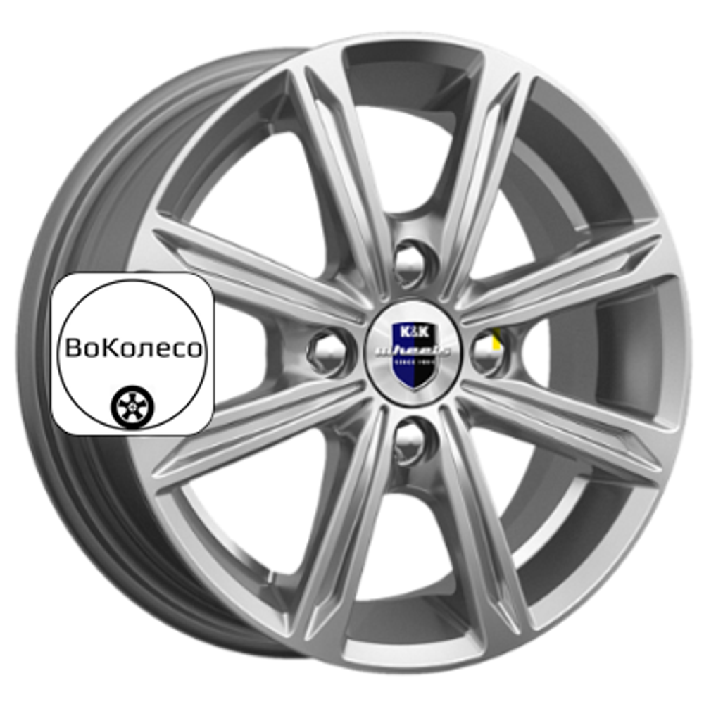 5x14/4x100 ET49 D54,1 Флэш-оригинал (КС698) Дарк платинум K&K