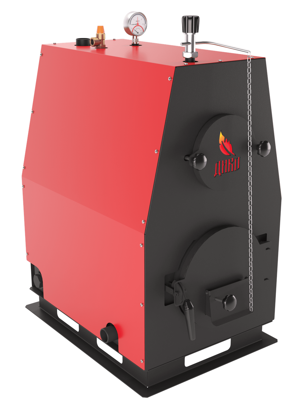 Твердотопливный котел длительного горения ДИВО-20 в кожухе на 20 кВт. Помещение до 540 куб.м.