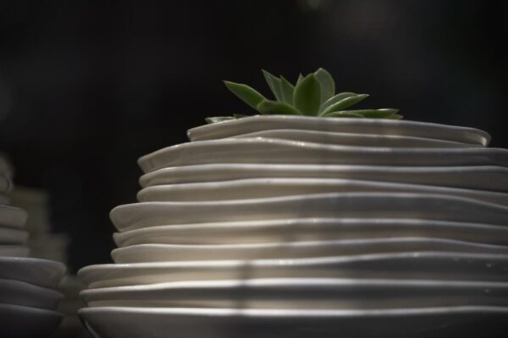 Тарелка плоская SEMPRE керамика/white 180х180х15h коллекция Bob