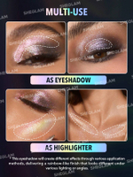 Sheglam Over The Rainbow Glitter Eyeshadow Topper