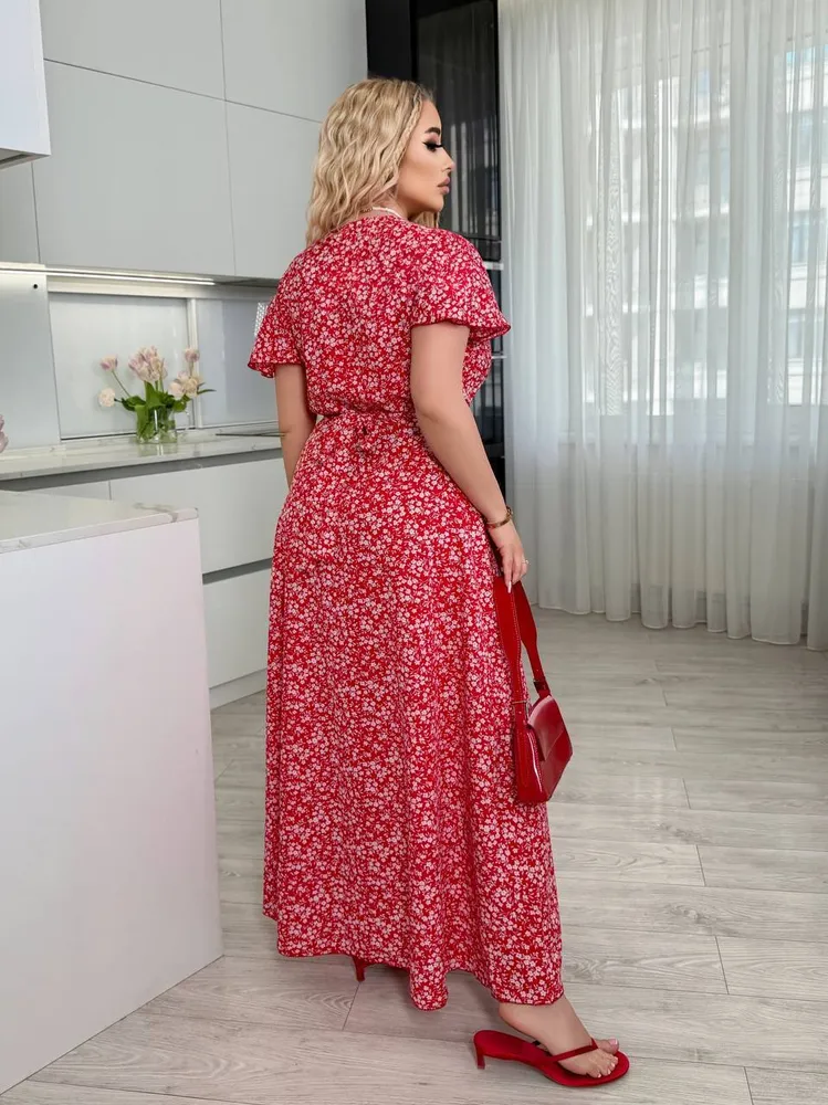 Платье на запах УК-1964-7 Фабрика Моды