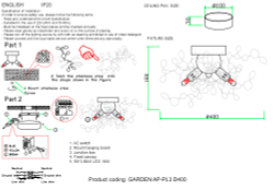Бра Crystal Lux GARDEN AP-PL3 D400 CHROME