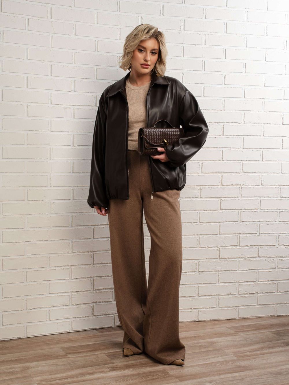 Куртка Поверь в мечту (коричневая) Б15155-7М LT Collection