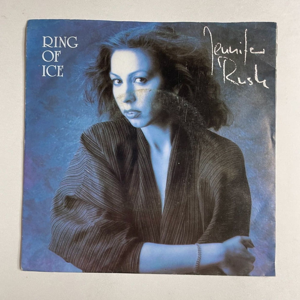 Винтажная виниловая пластинка LP Jennifer Rush Ring Of Ice (Germany 1984) 7 дюймов, 45 RPM, Single
