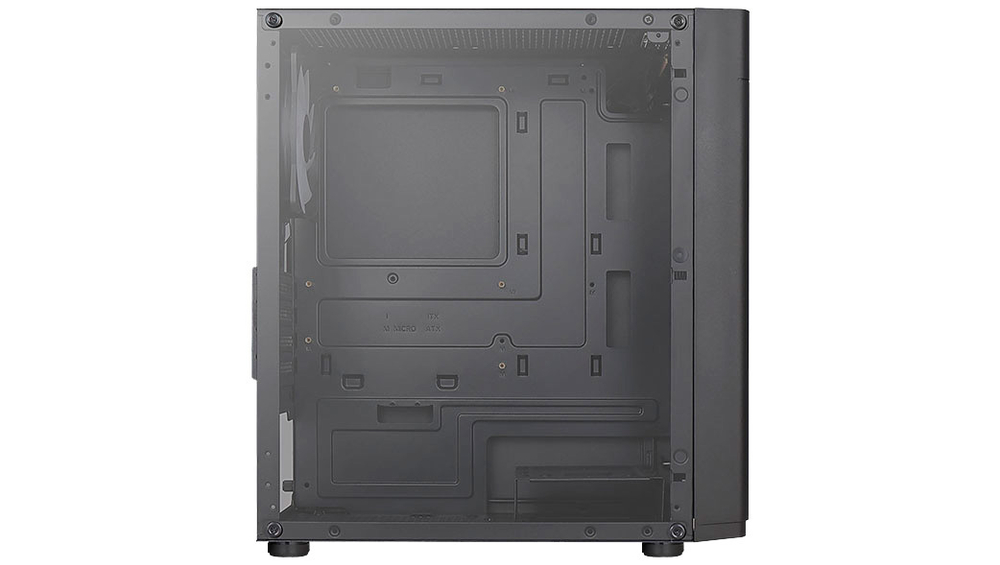 Корпус Aerocool Hexform-G-BK-V2 Black Mini Tower (4711099471799) без БП