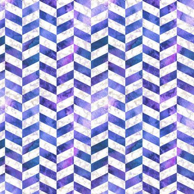 Акварель полоски голубые сиреневые Watercolor chevron blue purple