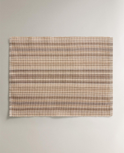 Zara Home сервировочная салфетка из хлопка, узор в полоску, 50 35 см (комплект 2 шт.) · 7235/023