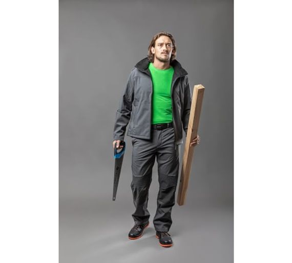 Брюки рабочие графитовые ELDE SOFTSHELL Högert, арт. HT5K357
