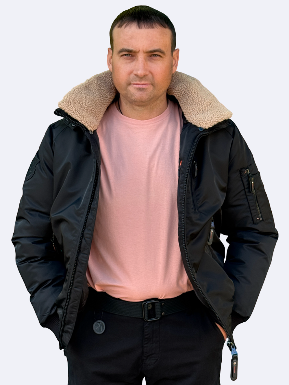 Куртка бомбер Corbona Зима черный