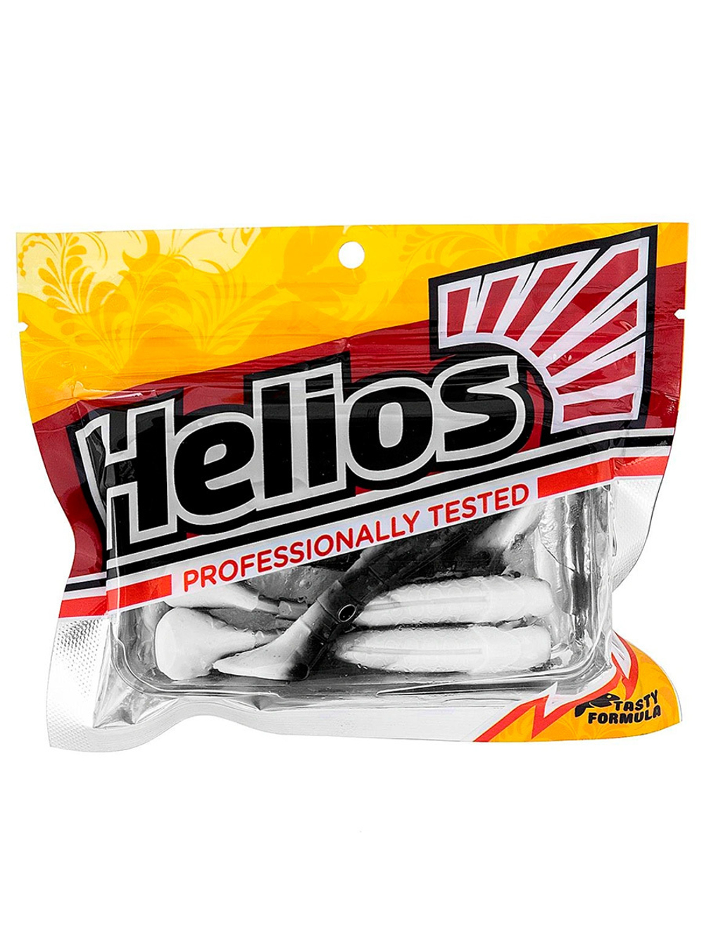 Виброхвост Helios Chubby 3,55"/9 см White 5шт. (HS-4-001)