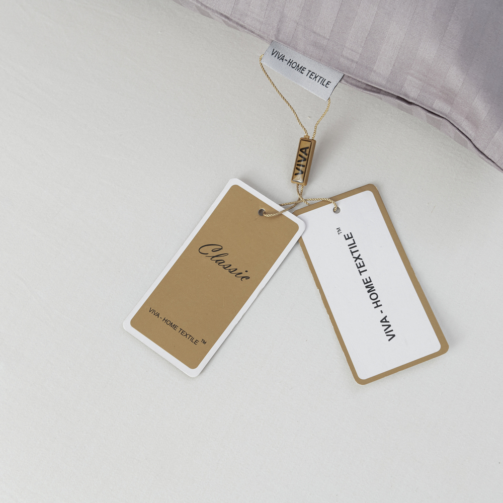 Комплект постельного белья Страйп Сатин Однотонный CT030