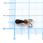 Мормышка Владимирская 24 "Коза-Уралочка" с коронкой, 3мм, 0.55гр (15шт/уп)