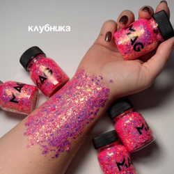 Гель-блестки MAG Клубника 38 гр