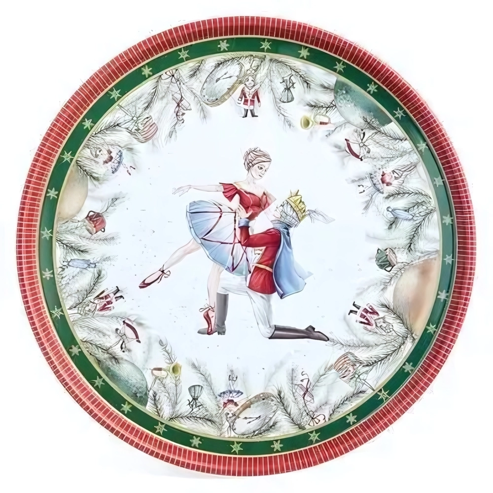 ПОДНОС СЕРВИРОВОЧНЫЙ AGNESS КОЛЛЕКЦИЯ «БАЛЕТ» 33*2,1 СМ