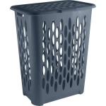 Корзина для белья Keeplex Light с откидной крышкой 37л 42,2х51,5см космический серый