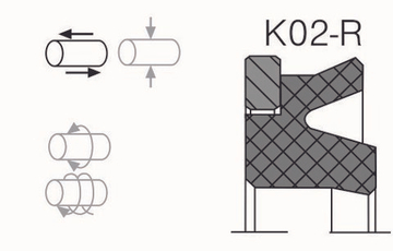 Уплотнение поршня K02-P 165x180x11.5
