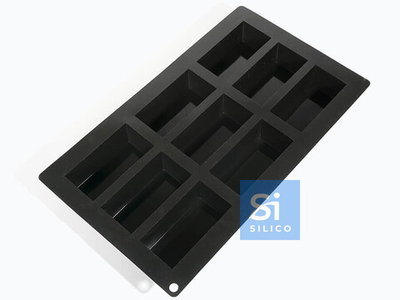 Силиконовая форма «Прямоугольники 80х40мм» SA2189, Silico, Россия