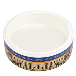 Шкатулка декоративная "Golden Blue"12*4 (фарфор) (подарочная упаковка)