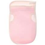 Набор массажных мочалок 3шт «Уход за телом», цвет розовый, 21,5*13см, 80*9см,12см, Zip пакет