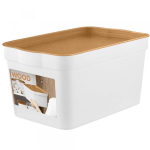 PlastRep Ящик для хранения 7,5л Keeplex Wood