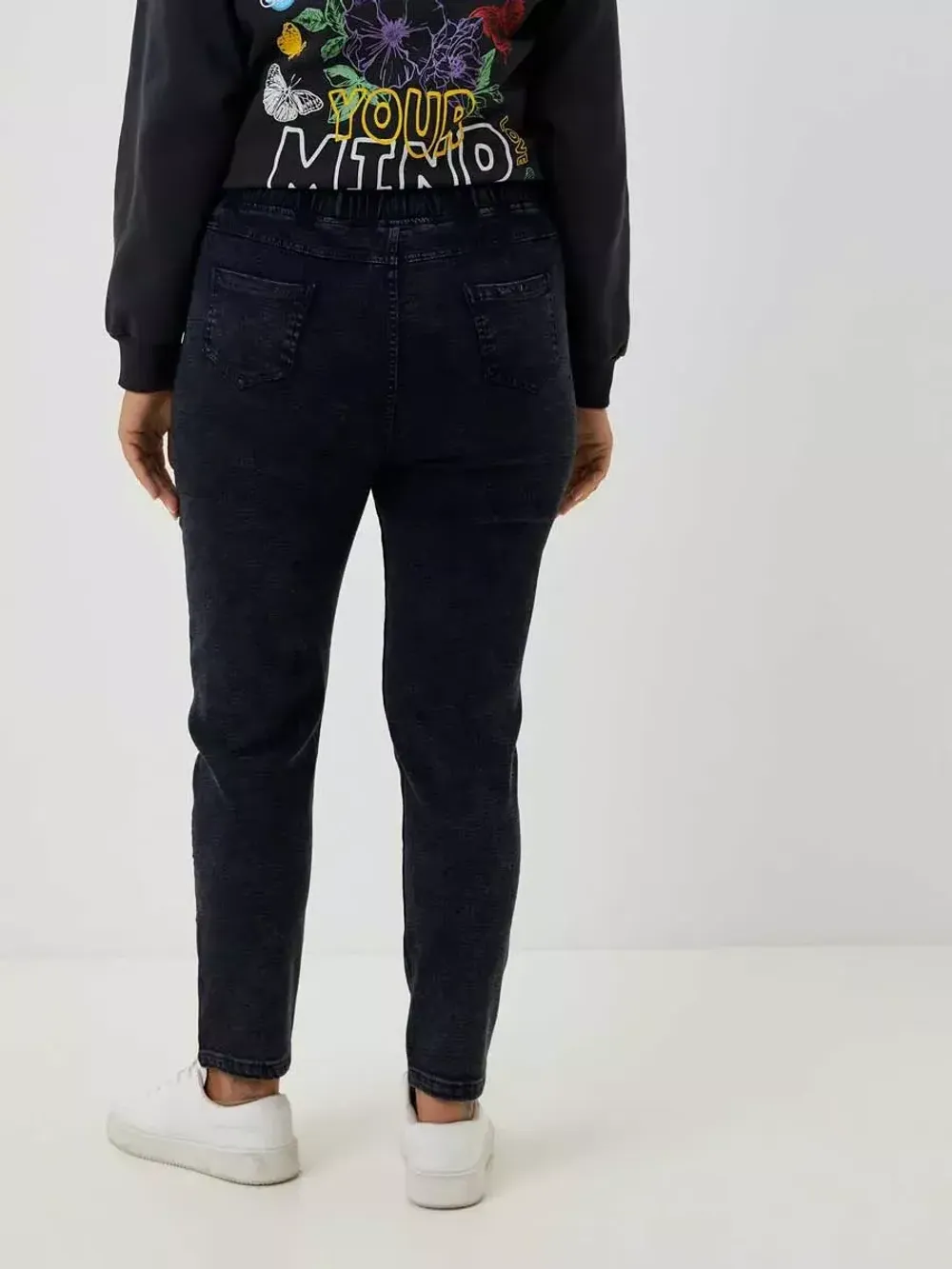 Джеггинсы утепленные больших размеров