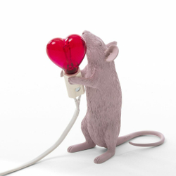 Настольная лампа Mouse Lamp Love Edition USB 15220SV