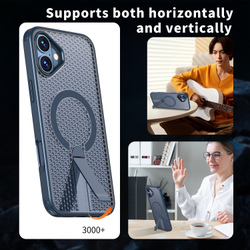 Прозрачный чехол Mesh Pro Magnetic Case для iPhone 16 Plus