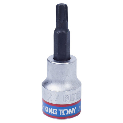 KING TONY (302327) Насадка (бита) торцевая 3/8", L = 50 мм, TORX, T27
