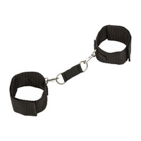 Черные наручники Lola Games Bondage Collection Wrist Cuffs Plus Size 1051-02Lola