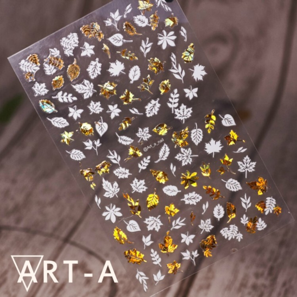 ART-A Наклейки 3D 660 (черный+золото)