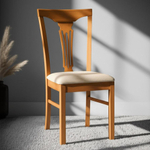 Стул - Гермес/ Hermes дерево гевея, 43х49х94см, Espresso, ткань бежевая (S178-4)
