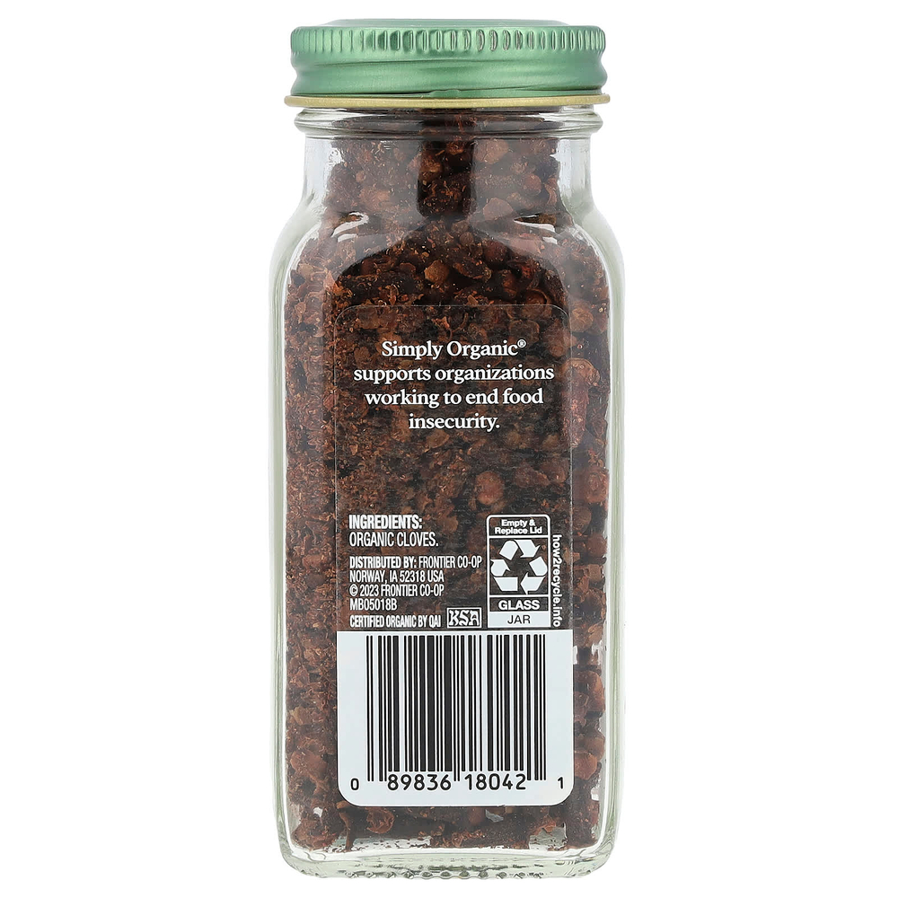 Simply Organic, Целая гвоздика, 2,05 унции (58 г)