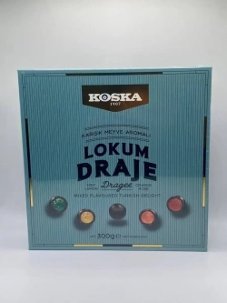 Турецкий рахат-лукум с шоколадной глазурью,Koska,300гр.