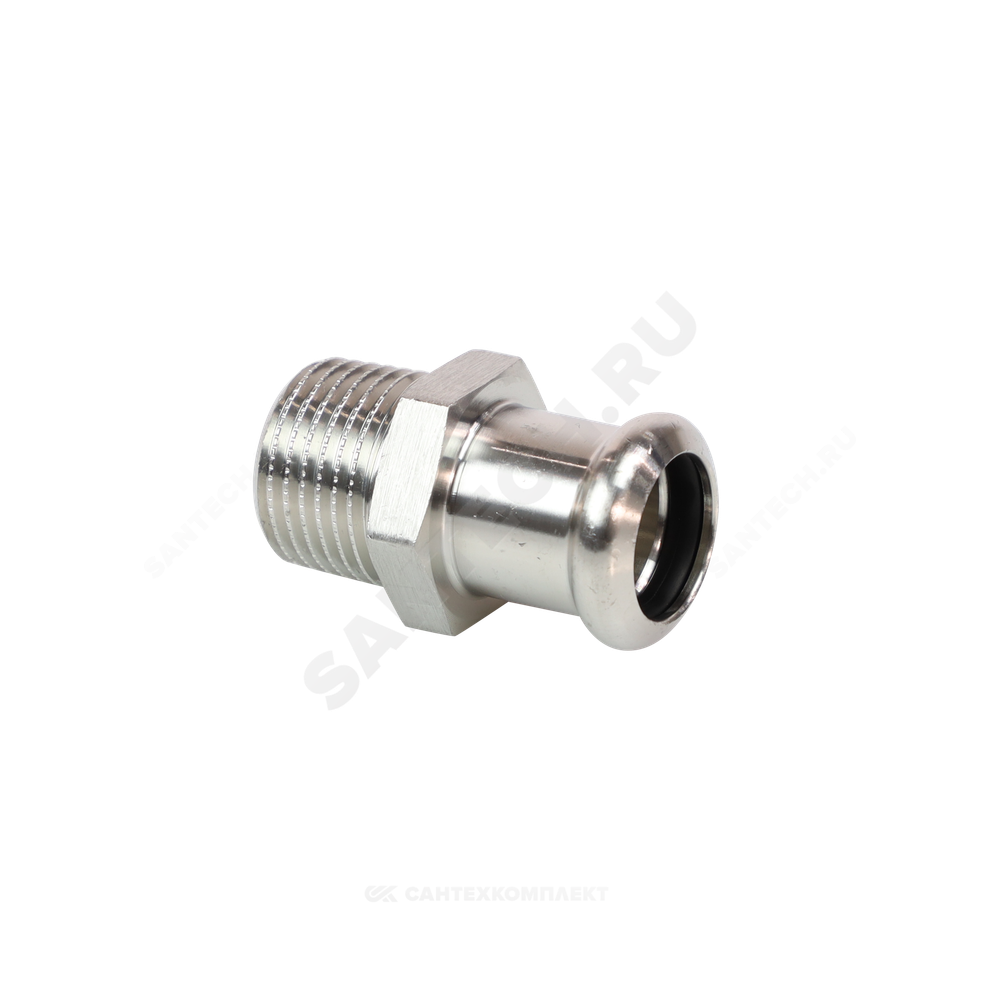 Муфта сталь нерж AISI 316L Дн 18х3/4" Ру16 пресс/НР Inoxpres RM 187304018