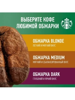 Кофе в зернах Starbucks Espresso Dark Roast