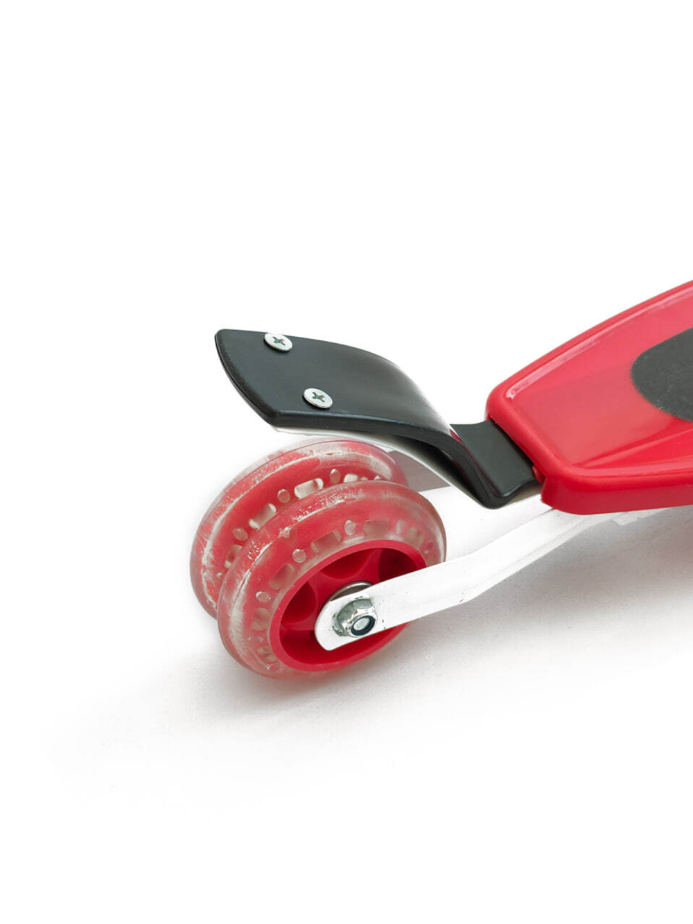 Самокат детский 3-х колесный СКЛАДНОЙ регул. высота руля 53-78 см, 40 кг) бело-розовый 36001