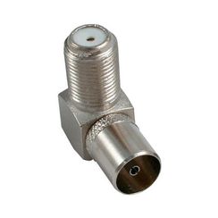 Штекер TV угловой мама F разъем 22011