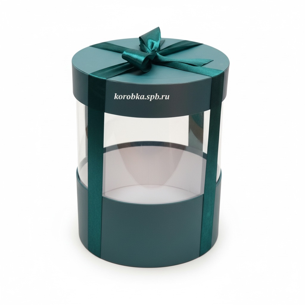 Коробка аквариум 20 см Цвет : Темно зеленый .