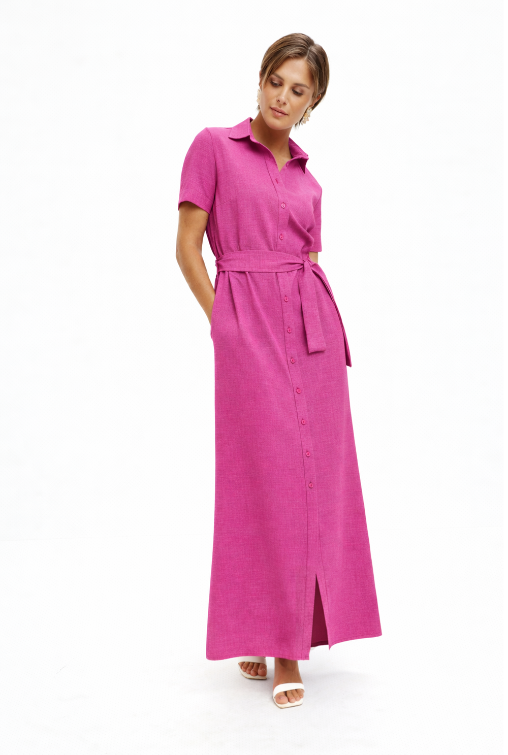 Платье Грейс в цвете фуксия