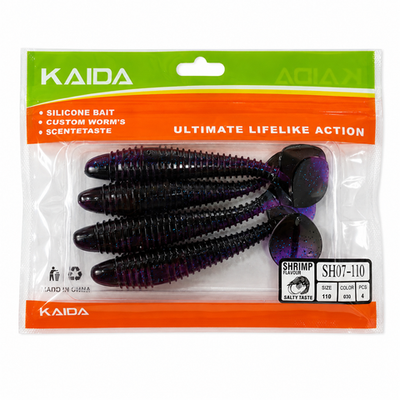 Набор силиконов KAIDA SH07-110 11см 4шт COL030 №106