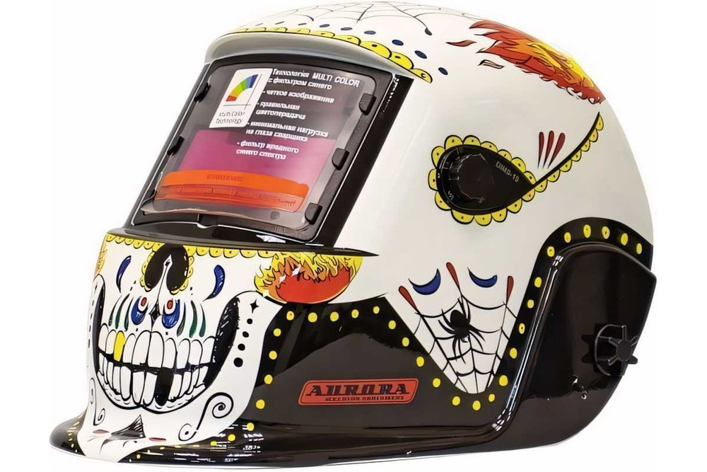 Маска сварщика Хамелеон Aurora A-777 Skeleton Fire 30690